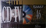Compact Cassette Smat CD IV 46 Type IV Metal South Korea