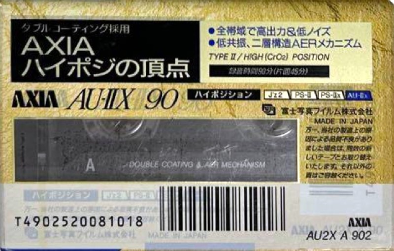 2 pack AXIA AU-IIx 90 "AU2X A 902" Type II Chrome 1992 Japan