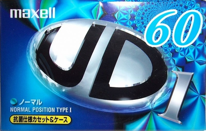 Compact Cassette Maxell UDI / UD1 60 "UD1-60M" Type I Normal 1999 Japan