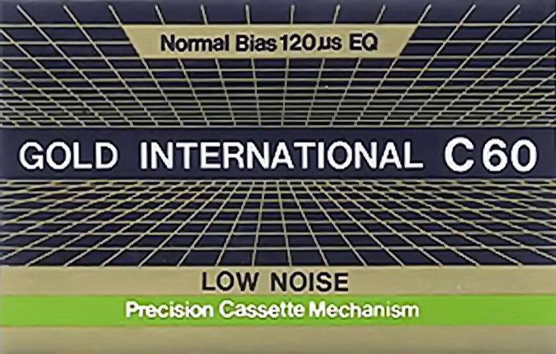 Compact Cassette Gold International 60 Type I Normal Hong Kong
