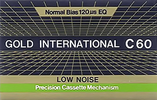 Compact Cassette Gold International 60 Type I Normal Hong Kong