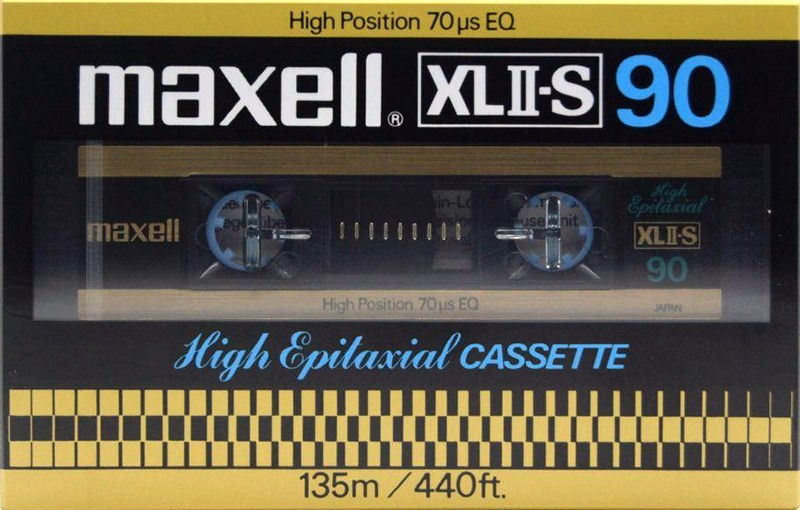 Compact Cassette Maxell XLII-S 90 Type II Chrome 1980 USA