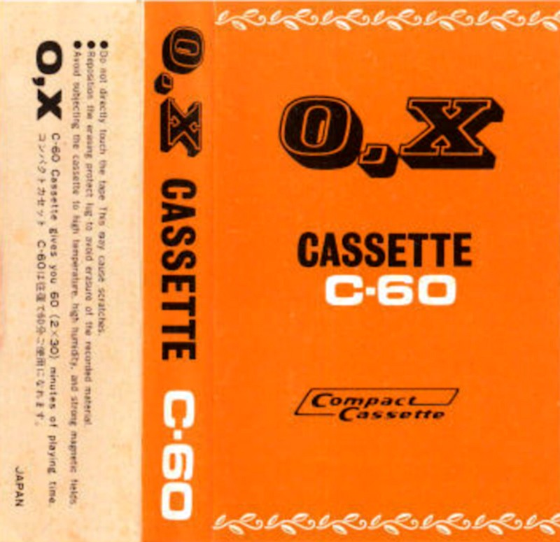 Compact Cassette O.X 60 Type I Normal Japan