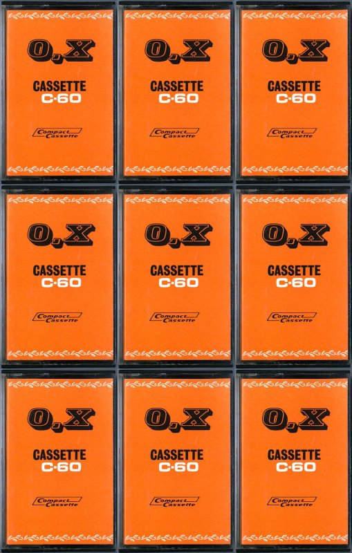 Compact Cassette O.X 60 Type I Normal Japan