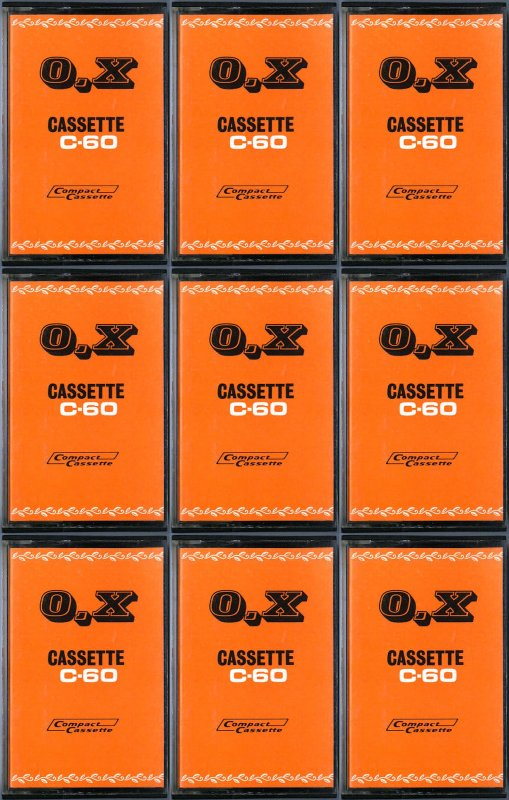 Compact Cassette:  O.X -  60