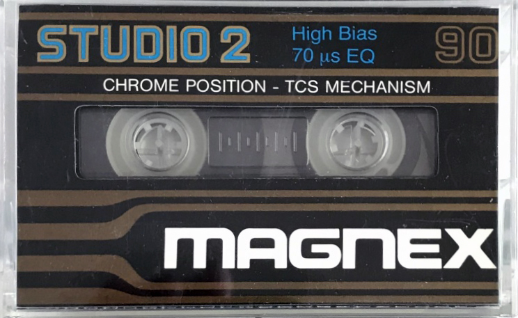 Compact Cassette Magnex Studio 2 90 Type II Chrome 1979 Europe