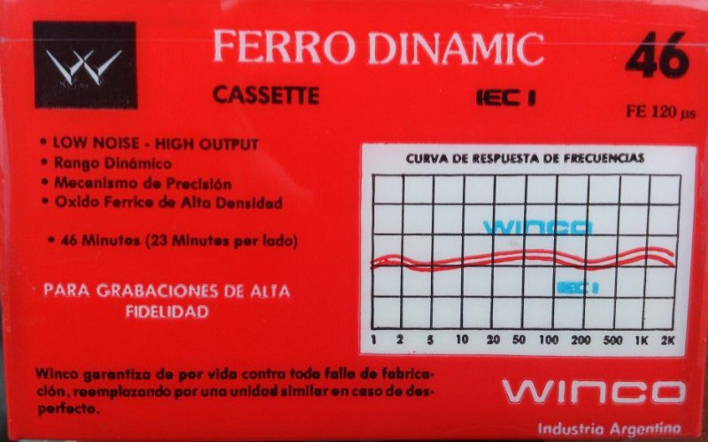 Compact Cassette: Unknown Winco -  46