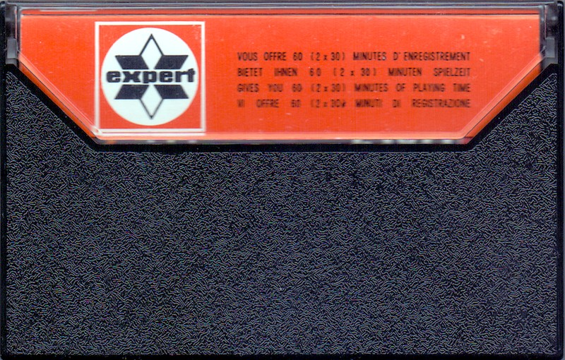 Compact Cassette Expert International 60 Type I Normal 1978 Europe