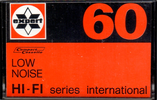 Compact Cassette Expert International 60 Type I Normal 1978 Europe