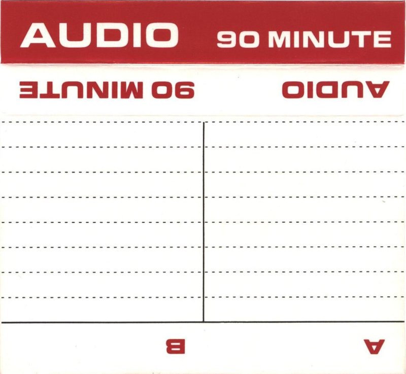 Compact Cassette Walmart 90 Type I Normal USA