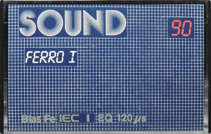Compact Cassette Sound 90 "Ferro I" Type I Normal Unknown Country