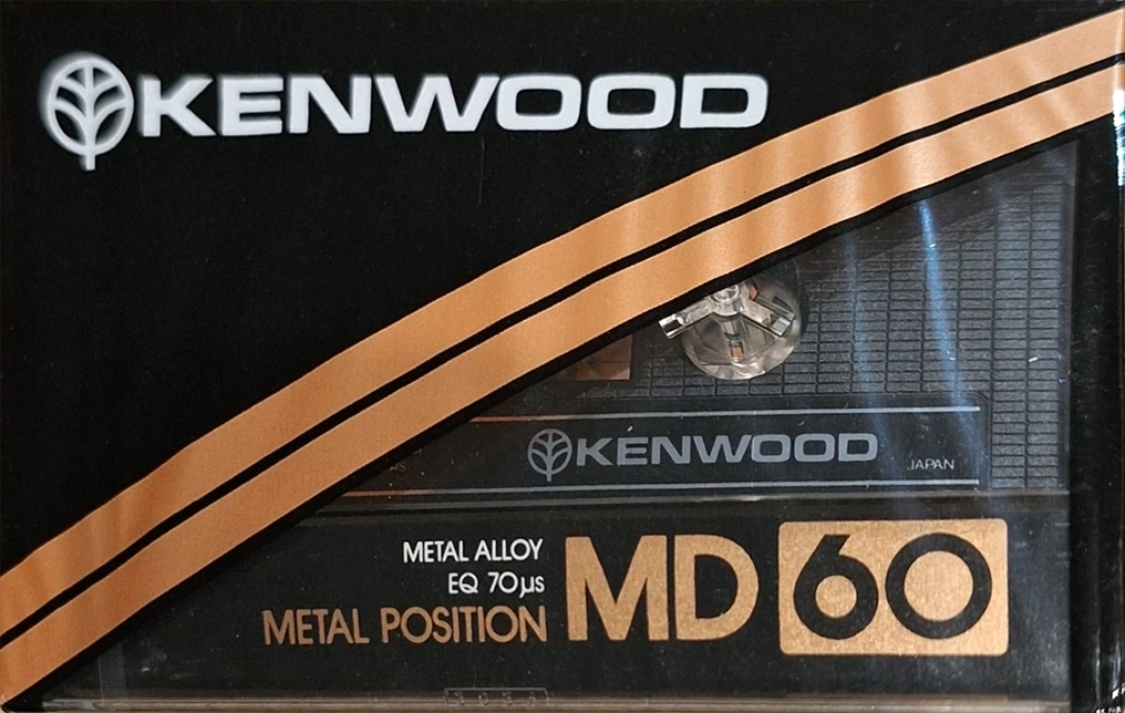 Compact Cassette Kenwood MD 60 Type IV Metal 1982 Worldwide