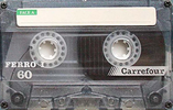 Compact Cassette Carrefour 60 Type I Normal 1990 France