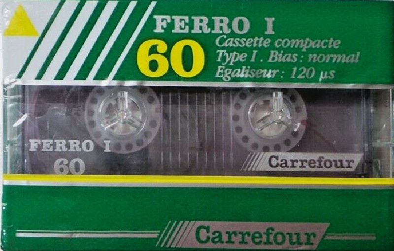 Compact Cassette Carrefour 60 Type I Normal 1990 France
