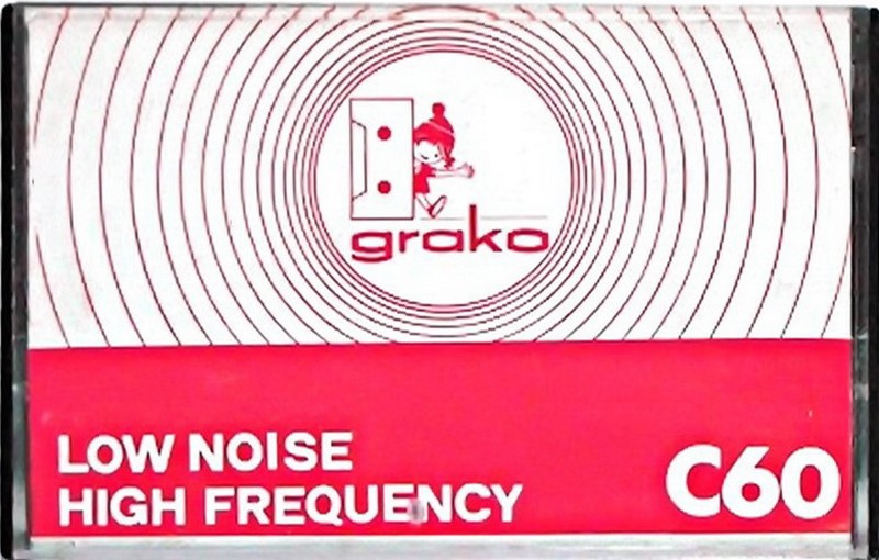 Compact Cassette Grako 60 "GRA" Type I Normal Hong Kong