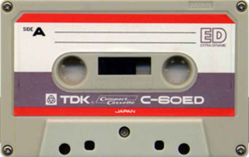 Compact Cassette TDK ED 60 "C-60ED" Type I Normal 1972 USA