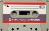 Compact Cassette TDK ED 60 "C-60ED" Type I Normal 1972 USA