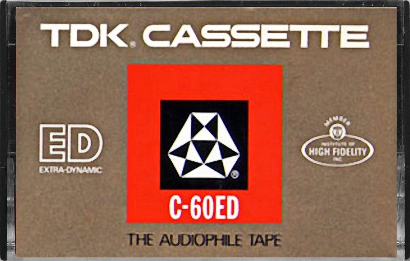 Compact Cassette TDK ED 60 "C-60ED" Type I Normal 1972 USA