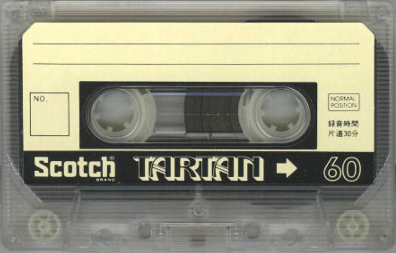 Compact Cassette Scotch Tartan 60 Type I Normal 1977 Japan