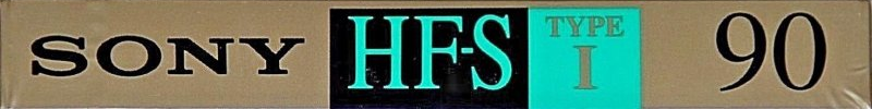 Compact Cassette Sony HF-S 90 "For Walkman and Portables" Type I Normal 1992 USA