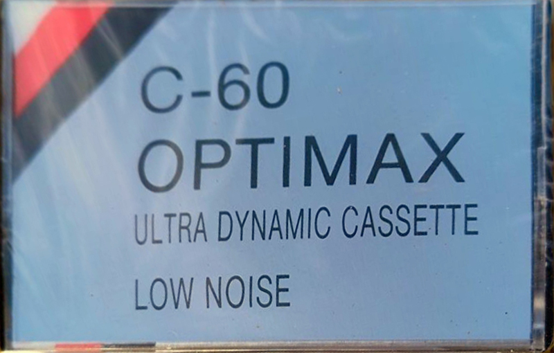 Compact Cassette Optimax 60 Type I Normal 1980 Hong Kong