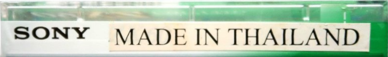 Compact Cassette Sony ZX 60 Type I Normal 1992 Europe
