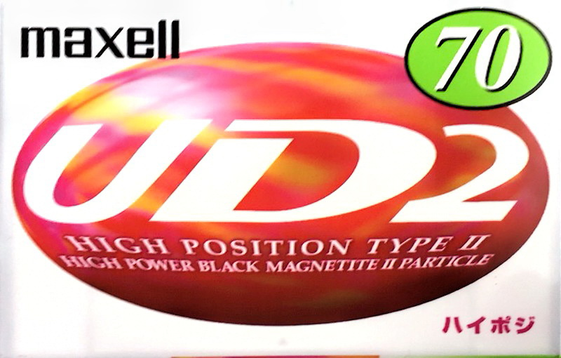 Compact Cassette Maxell UDII / UD2 70 "UD2-70L" Type II Chrome 1997 Japan
