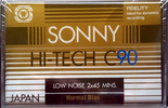 Compact Cassette Sonny 90 Type I Normal 1992 Hong Kong