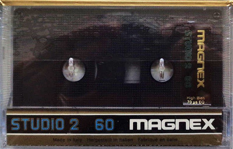 Compact Cassette Magnex Studio 2 60 Type II Chrome 1984 Europe