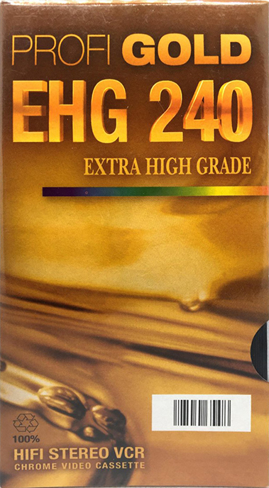 VHS, Video Home System Profigold 240 Type II Chrome Europe