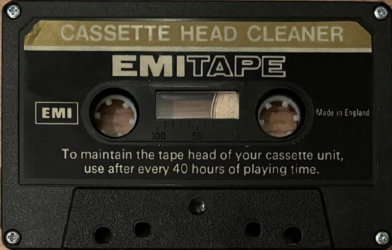 Compact Cassette EMITAPE Cleaning Cassette 1973 Europe