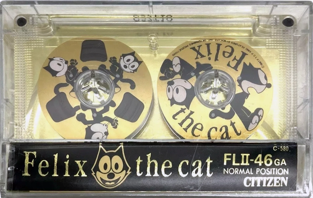 Compact Cassette Citizen Felix The Cat 46 "FLII-46GA" Type I Normal 1987 Japan