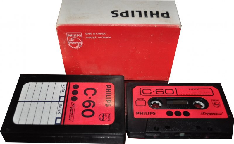 Compact Cassette Philips 60 Type I Normal Canada