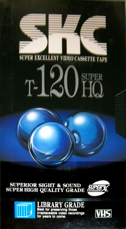 VHS, Video Home System: Sunkyong Magnetic Limited (SKM) SKC - HQ 120