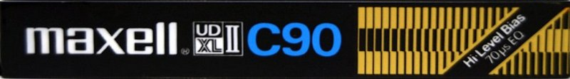 Compact Cassette Maxell UD XLII 90 Type II Chrome 1980 Europe