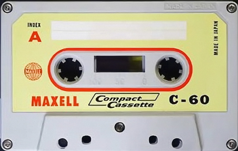 Compact Cassette Maxell 60 Type I Normal 1966 USA