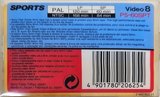 Video8, Hi8, Digital8 Sony HG 60 "Video8 P5-60SPT for Sports" Type IV Metal 1993 Europe