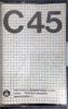 Compact Cassette PGP RTB 45 Type I Normal Yugoslavia