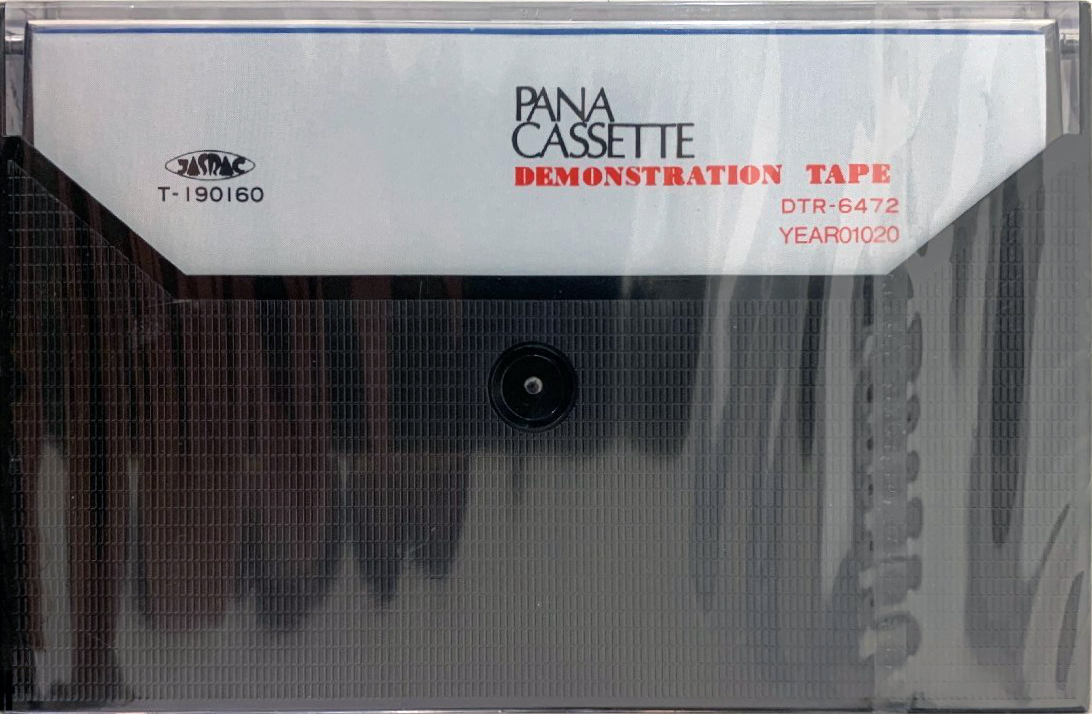 Compact Cassette National "PANA Cassette" Demonstration Tape Japan