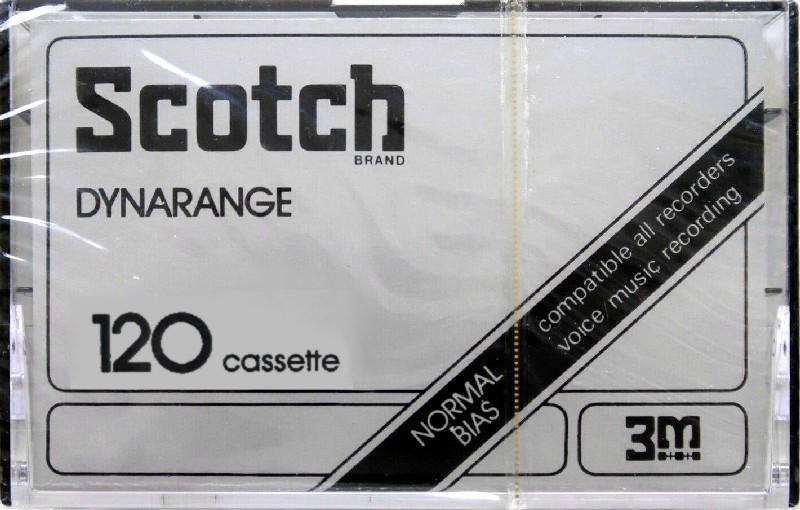 Compact Cassette Scotch Dynarange 120 Type I Normal 1979 USA