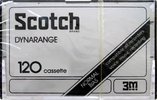 Compact Cassette Scotch Dynarange 120 Type I Normal 1979 USA