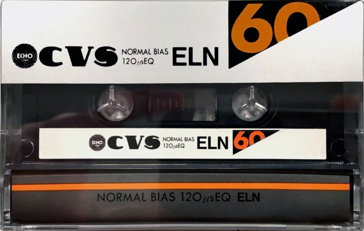 Compact Cassette CVS ELN 60 Type I Normal Japan