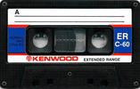 Compact Cassette Kenwood ER 60 Type I Normal 1980 Japan
