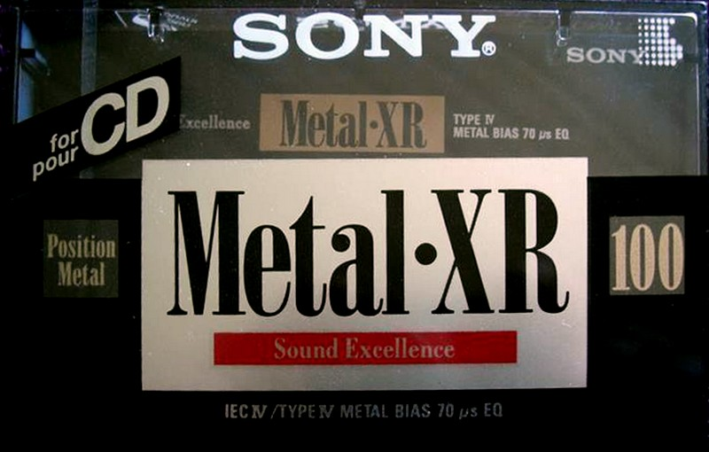 Compact Cassette: Sony  - Metal-XR 100