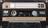 Compact Cassette Grundig Profi-Cassette 60 Type III Ferro Chrome 1974 Europe