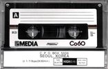 Compact Cassette Media 60 "Cobalt Co60" Type II Chrome 1984 South Korea