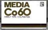 Compact Cassette Media 60 "Cobalt Co60" Type II Chrome 1984 South Korea