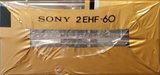 2 pack Sony EHF 60 Type II Chrome 1978 USA