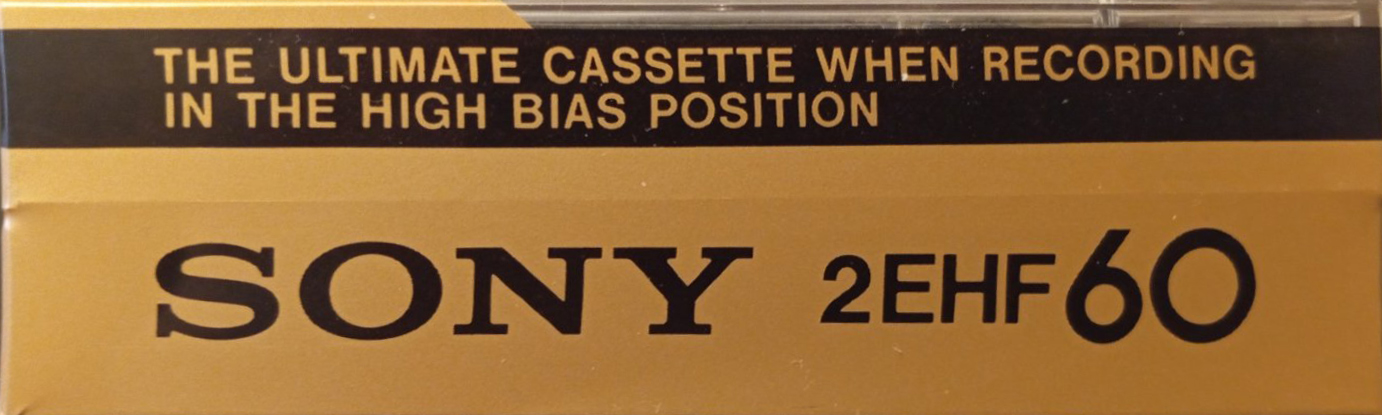 2 pack Sony EHF 60 Type II Chrome 1978 USA