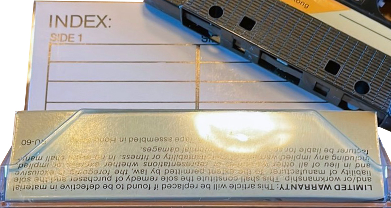 Compact Cassette Ultra Flow 60 Type I Normal Hong Kong